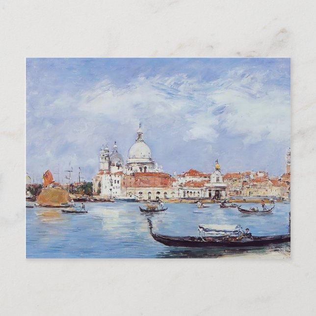 Eugene Boudin- Venice, View from the Grand Canal Postcard (Front)