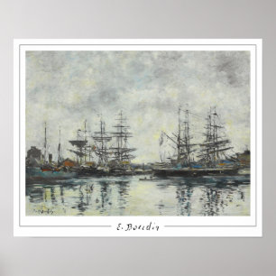 Eugène Boudin Zedign Art Poster #217-2