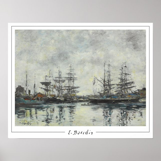 Eugène Boudin Zedign Art Poster #217-2 (Front)