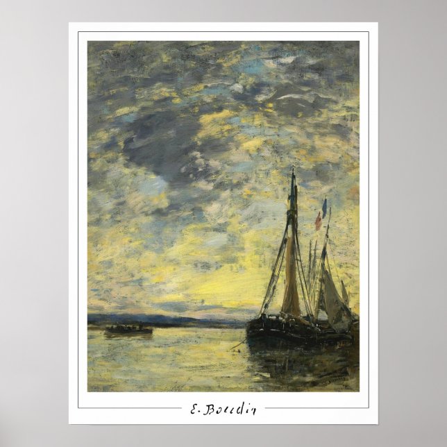 Eugène Boudin Zedign Art Poster #275-2 (Front)
