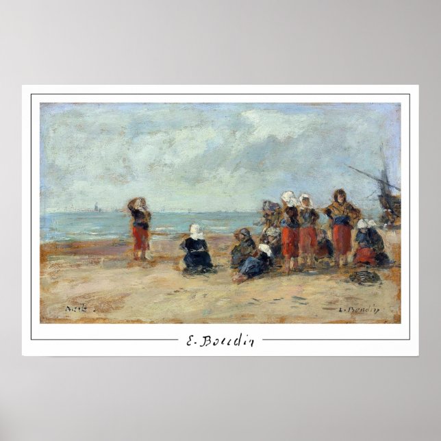 Eugène Boudin Zedign Art Poster #494-2 (Front)
