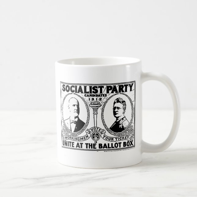 Eugene Debs Campaign Poster Mug (Right)