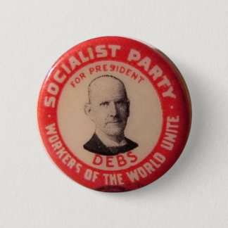 Eugene Debs reproduction pin