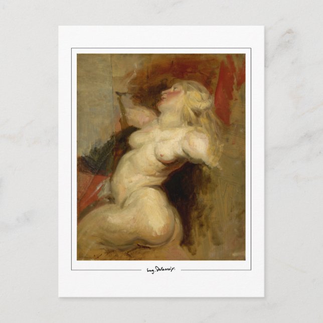 Eugène Delacroix #118 - Fine Art Postcard (Front)