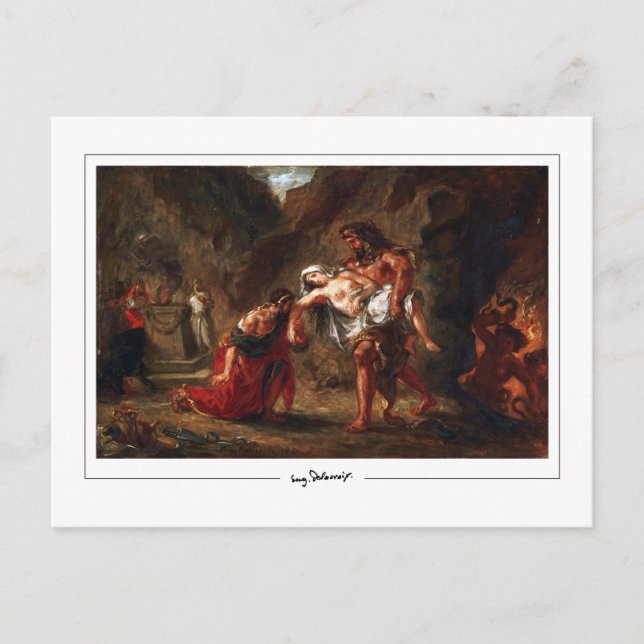 Eugène Delacroix #183 - Fine Art Postcard (Front)