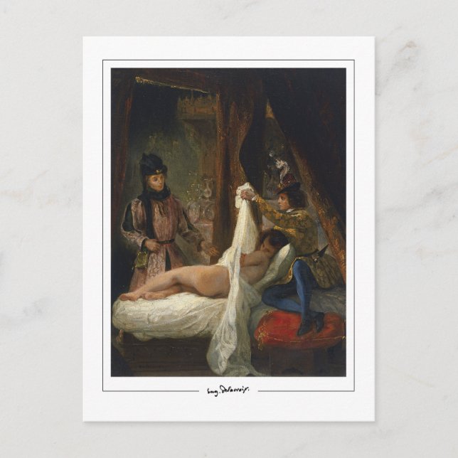 Eugène Delacroix #2 - Fine Art Postcard (Front)