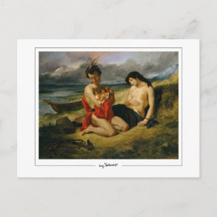 Eugène Delacroix #489 - Fine Art Postcard