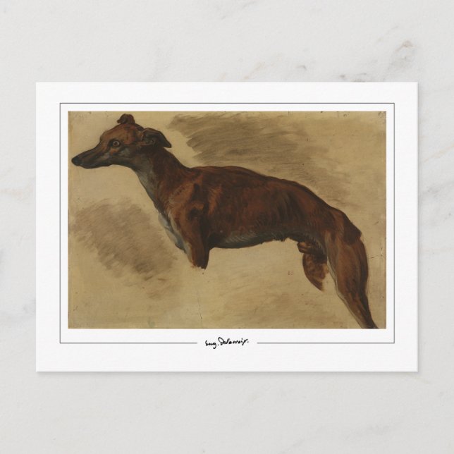 Eugène Delacroix #601 - Fine Art Postcard (Front)