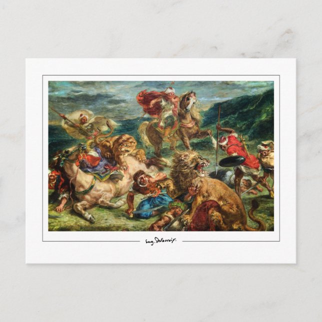 Eugène Delacroix #622 - Fine Art Postcard (Front)
