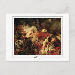 Eugène Delacroix #6 - Fine Art Postcard