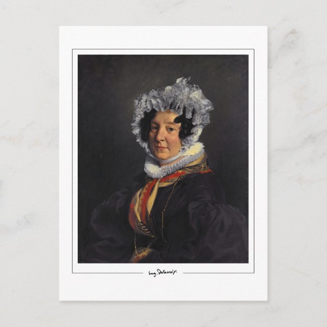Eugène Delacroix #738 - Fine Art Postcard (Front)