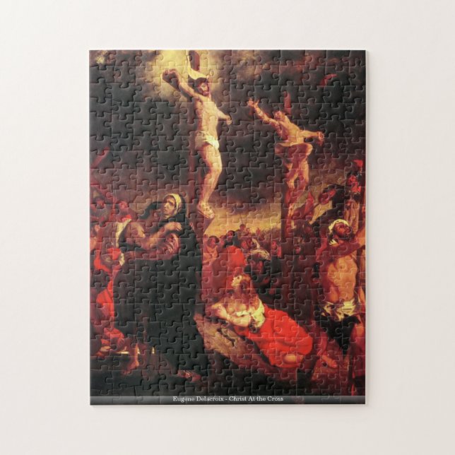 Eugene Delacroix - Christ At the Cross puzzle (Vertical)