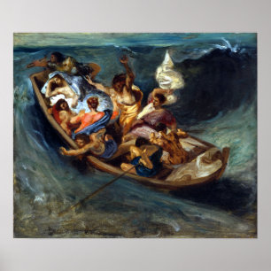 Eugène Delacroix Christ on the Sea of Galilee Poster