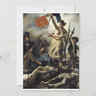 Eugene Delacroix - Freedom Leading the People Card