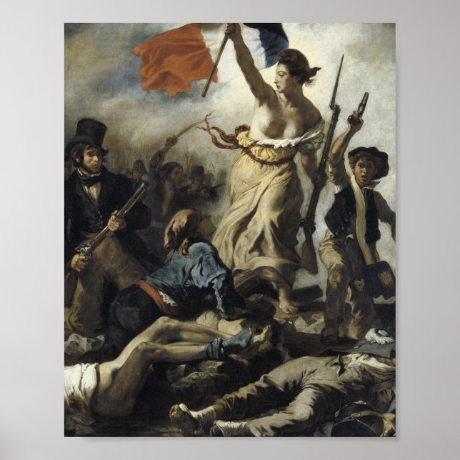 Eugene Delacroix - Liberty  Leading the People Poster (Front)
