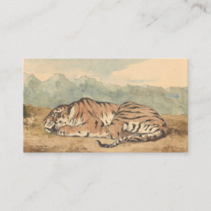 Eugene Delacroix - Royal Tiger Business Card