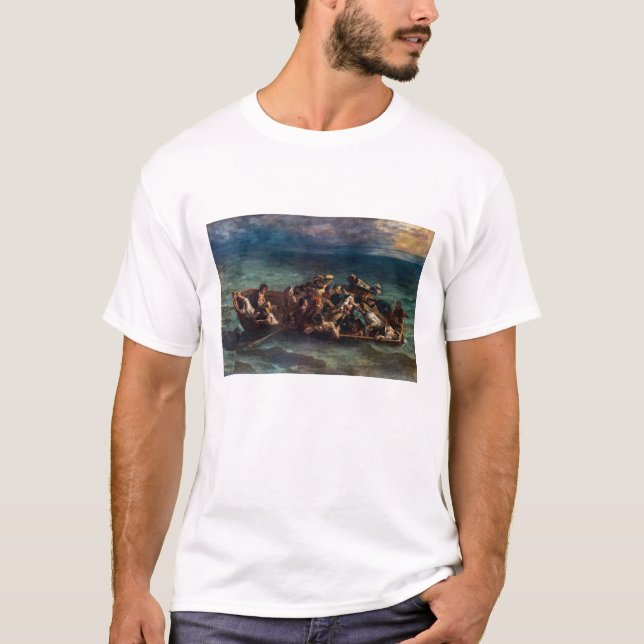 Eugene Delacroix - The Shipwreck of Don Juan T-Shirt (Front)