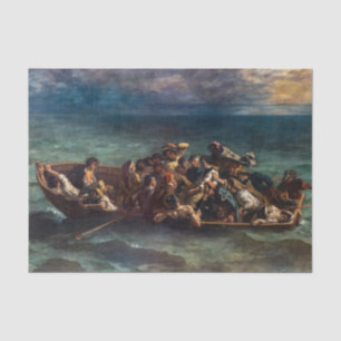 Eugene Delacroix - The Shipwreck of Don Juan Tissue Paper