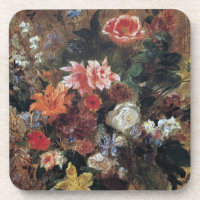 Eugene Delacroix Vintage Bouquet of Flowers