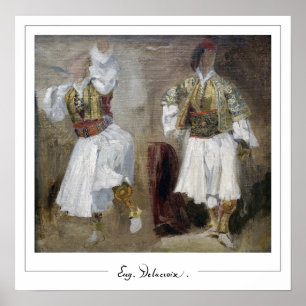 Eugène Delacroix Zedign Art Poster #133