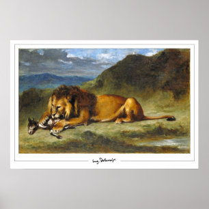 Eugène Delacroix Zedign Art Poster #157