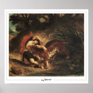 Eugène Delacroix Zedign Art Poster #310