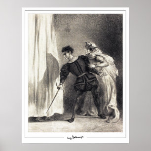 Eugène Delacroix Zedign Art Poster #342