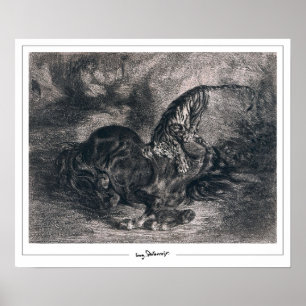 Eugène Delacroix Zedign Art Poster #490