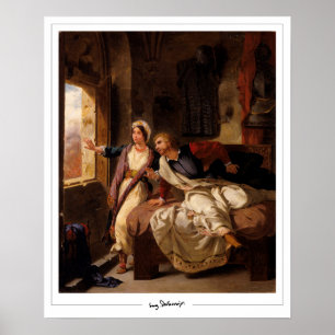 Eugène Delacroix Zedign Art Poster #566