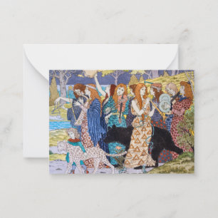 Eugene Grasset - Harmony Decorative Panel Card