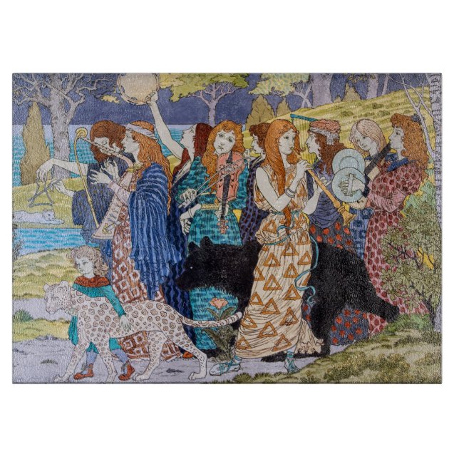 Eugene Grasset - Harmony Decorative Panel Cutting Board (Front)
