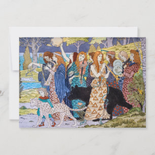 Eugene Grasset - Harmony Decorative Panel Invitation