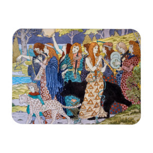 Eugene Grasset - Harmony Decorative Panel Magnet
