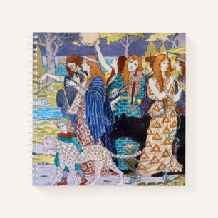 Eugene Grasset - Harmony Decorative Panel Notebook