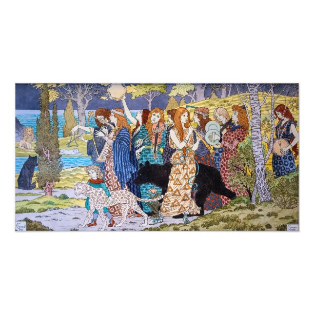 Eugene Grasset - Harmony Decorative Panel Photo Print (Front)