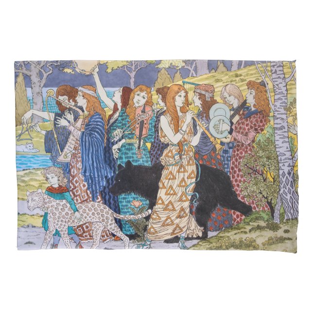 Eugene Grasset - Harmony Decorative Panel Pillowcase (Front)
