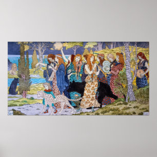 Eugene Grasset - Harmony Decorative Panel Poster