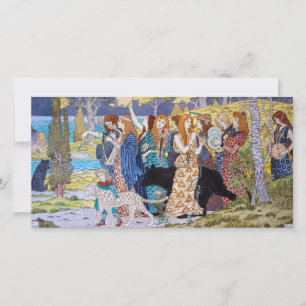 Eugene Grasset - Harmony Decorative Panel Thank You Card