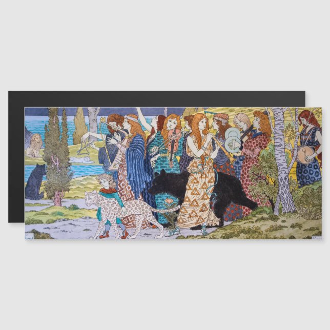 Eugene Grasset - Harmony Magnetic Card (Front/Back)