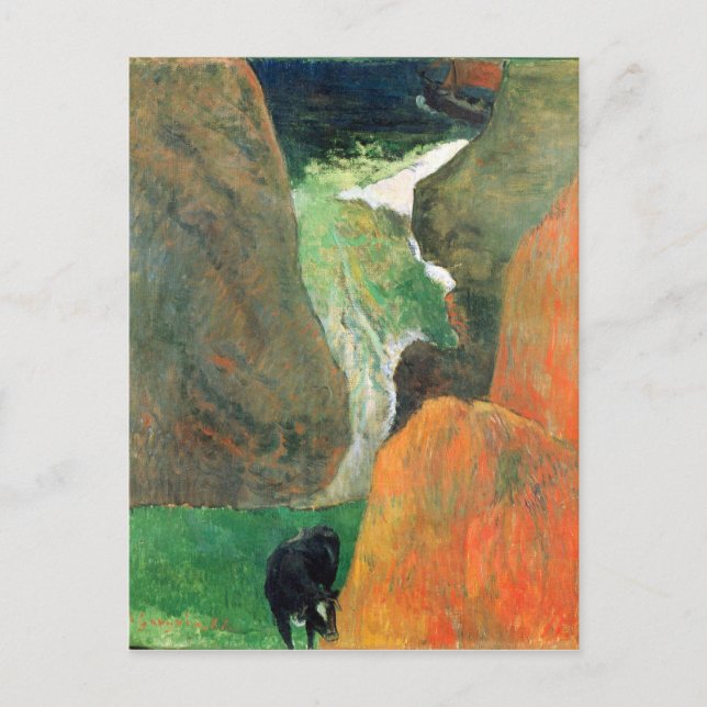 Eugène Henri Paul Gauguin - Hover Above the Abyss Postcard (Front)