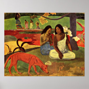 Eugene Henri Paul Gauguin - Joyfulness Poster