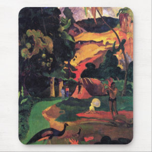 Eugène Henri Paul Gauguin - Landscape With Peacoc Mouse Pad