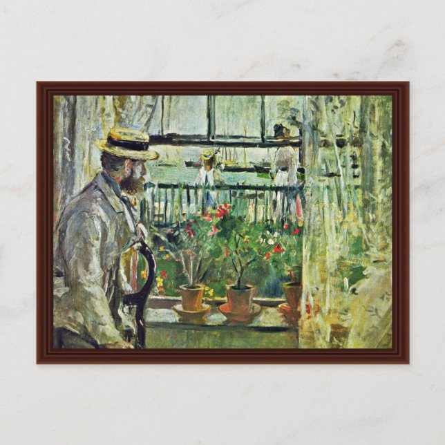 Eugène Manet On The Isle Of Wight Postcard (Front)