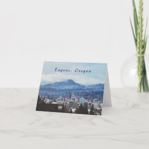 "Eugene, Oregon" Blank Card 