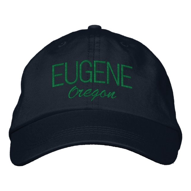 Eugene Oregon Embroidered Hat (Front)