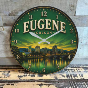 Eugene Oregon Large Clock