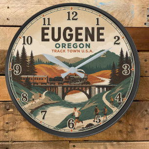 Eugene Oregon Large Clock