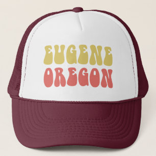Eugene, Oregon Travel Souvenir Local Pride Trucker Hat