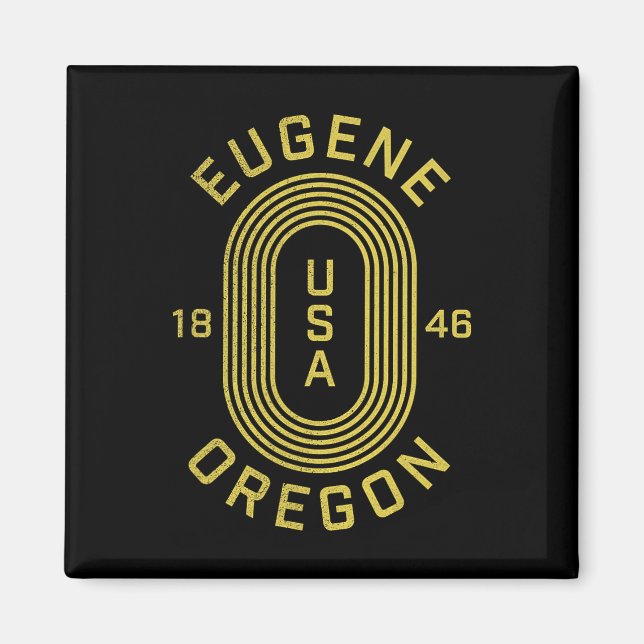 Eugene Oregon Usa  Magnet (Front)