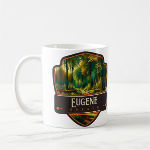 Eugene, Oregon   Vintage Coffee Mug